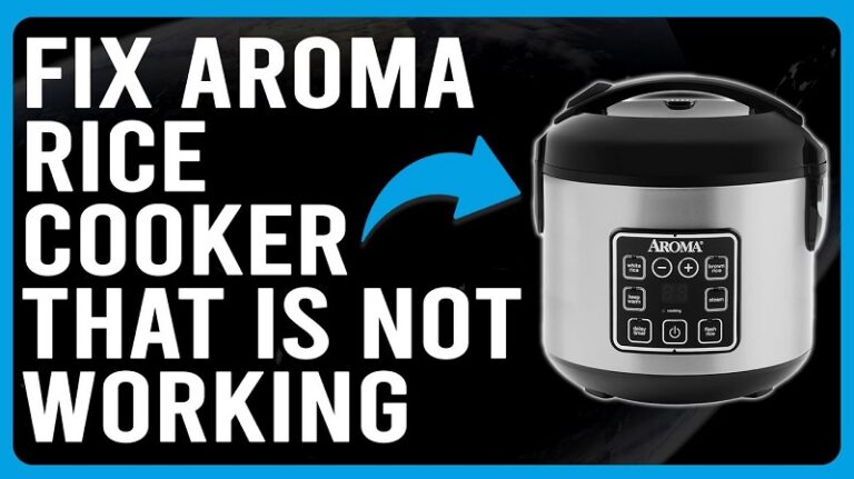 aroma rice cooker timer not working