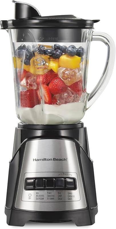 Hamilton Beach Power Elite Blender for Smoothies and Ice Crushing Feat