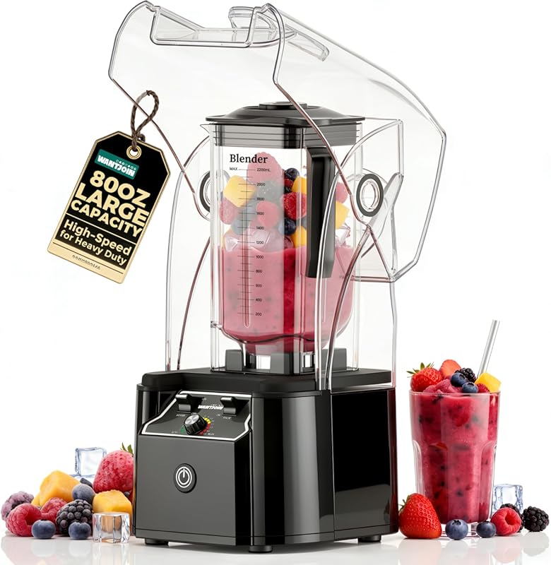 WantJoin Professional Quiet Commercial Blender